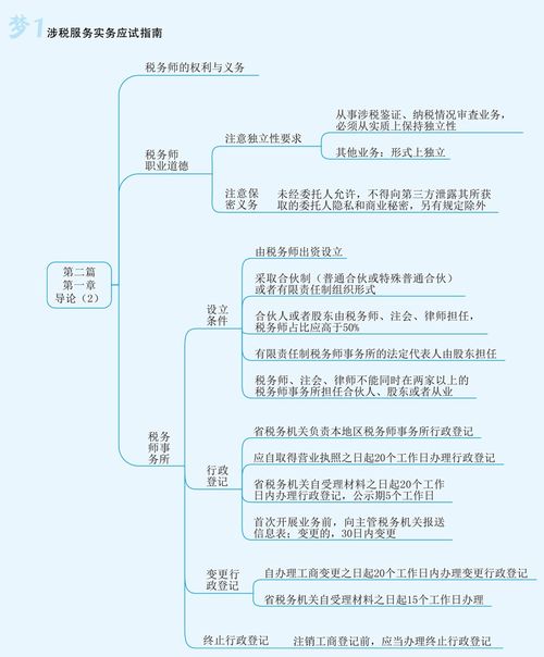 2023稅務師《涉稅服務實務》思維導圖解構 第一章 導論與北京信息系統集成服務的稅務考量
